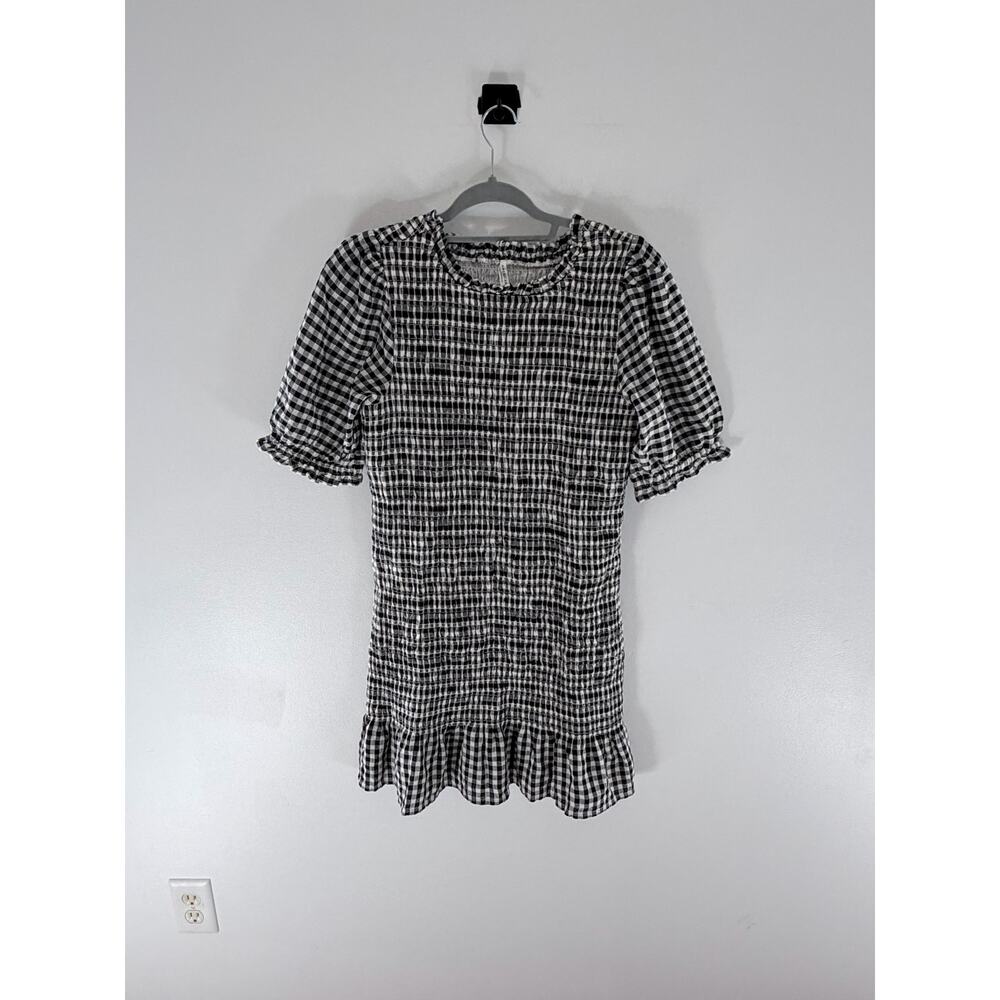 NWT American Eagle Outfitters AE Puff Sleeve Smocked Mini Dress-Size M